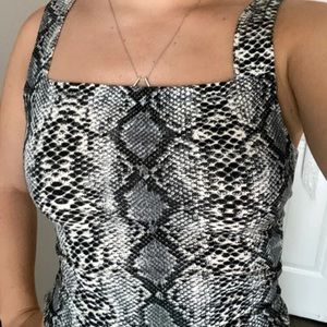 Snake print Top